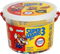 Perler beads パーラービーズ スーパーマリオ Super Mario Craft Bead Bucket Activity Kit, 5003 pcs