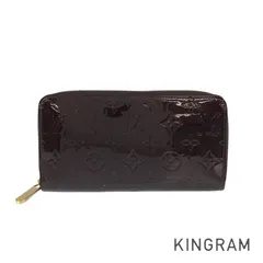 ルイ・ヴィトン LOUIS VUITTON モノグラム ヴェルニ ジッピーウォレット M93522 パテントレザー 長財布 ラウンドファスナー yec【中古】