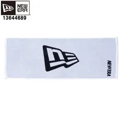 NEW ERA ニューエラ 13644689 ボックスドタオル スポーツタオル フラッグロゴ ホワイト フェイスタオル 今治製 シンプル ロゴタオル【NEW ERA ニューエラ タオル ブランドロゴ ユニセックス スポーツタオル ハンカチ 今治 厚手 日本製