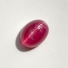 トルマリン キャッツアイ 3.918ct ルース 裸石 オーバルカボション 一粒 一個 ソーティングメモ 材料 素材 天然石 パーツ【中古】