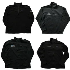 古着卸 まとめ売り パタゴニア フリース 4枚セット (メンズ S /L /XL /2XL ) スナップT ハーフジップ フルジップ 中古 古着 MY4155