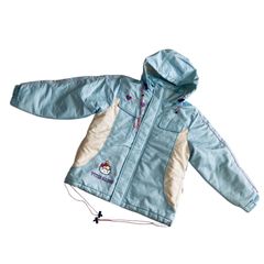 防寒　スキー　雪遊び良品　キッズこども　女の子　上下　スキーウェア　セット ハローキティ　サンリオ　マルチカラー　フード　手袋　130