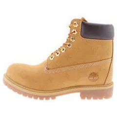 LOUIS VUITTON (ルイヴィトン) ×Timberland 6-in Ankle Boot Wheat Monogram 1AD72P ティンバーランド アンクルブーツ ウィート モノグラム ブラウン US 8.5/26.5cm