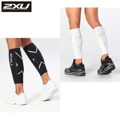 2XU ランニング コンプレッションカーフガード UA1987B ユニセックス メンズ レディース ツータイムズユー カーフスリーブ ゲイター トレイルランニング トレラン 陸上 ジョギング マラソン 段階着圧 ふくらはぎ サポート UPF50+ 紫外線