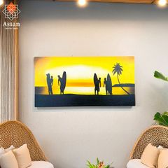 アジアン バリ ハワイ 西海岸 夕日 特大 アートパネル 絵画  リゾート 楽天市場】訳あり アウトレット アートパネル 海 キャンパス 幅