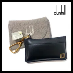 【dunhill】キーリング付き コインケース レザー ブラック/黒 小銭入れ ダンヒル (MM-357)