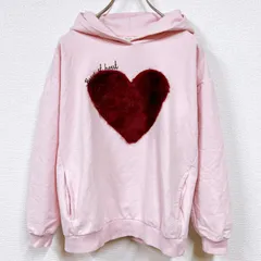 【美品】ZARA Girl ザラガール ピンク ポルトガル製  ハート柄 子供 キッズ 160サイズ 防寒 プルオーバー ミドル丈 長袖 トップス ポケット付き 裏起毛パーカー KH-BB-241248