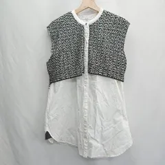 ◇ ⊂ JEANASIS ジーナシス ノースリーブシャツ サイズF ブラック系 レディース E  【1501160031365】