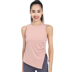 ☆ ピンク ☆ Lサイズ ☆ ヨガウェア タンクトップ 吸汗速乾 ヨガ トップス ヨガウェア タンクトップ ヨガトップス フィットネスウェア トレーニングウェア ノースリーブ ホットヨガ ピラティス レディース 女性 おしゃれ かわいい 無地 シンプル