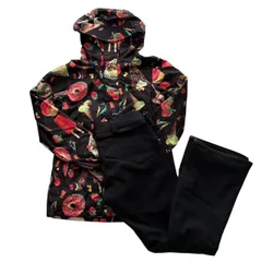 VOLCOM ボルコム スノーボードウェア 黒 マルチカラー ジャケット スキー 雪 冬 レディース Sサイズ