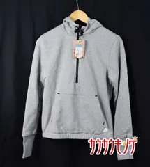 【未使用】ナイキ ハーフジップ スウェット パーカー M グレー 383702-063 レディース NIKE