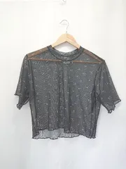 ◇ ⊂ NIKE ナイキ ロゴ シアー 半袖 Tシャツ カットソー サイズS ブラック レディース E  【1505290032285】