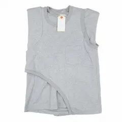 未使用品 ジョンリンクス jonnlynx tank×tank タンクトップ レイヤード セットアップ アシンメトリーデザイン カットソー F グレー/■X17 ジョンリンクス jonnlynx tank×tank タンクトップ レイヤード