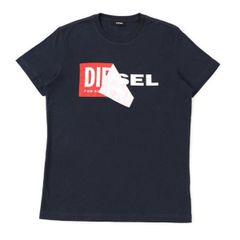 ディーゼル DIESEL Tシャツ M T DIEGO QA T-SHIRT ネイビー