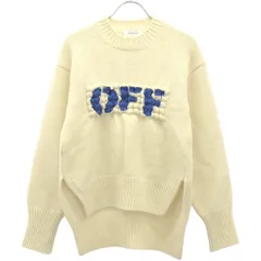 OFF-WHITE オフホワイト 23AW ウールロゴニットセーター OWHE102F23KNI001 ホワイト 36のサムネイル