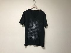 BLACK PIECE NOWアーガイル柄 クロス Tシャツ グレー - メルカリ