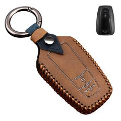 キーカバー 本革 レザー スマートキーケース 2ボタン トヨタ専用設計TOYOTA C-HR プリウス トヨタ用 50系 新型 カローラ RAV4 キーケース 50系 等に適用 キーホルダー