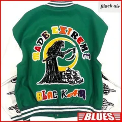 Black air スタジャン Mサイズ 緑/白 2025年最新】black air スタジャンの人気アイテム - メルカリ