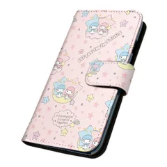 サンリオ 正規品 キキララ iPhone 17e ケース 手帳型 スマホケース [デザイン:9.お星さま(PK)/マグネットハンドあり] SANRIO リトルツインスターズ