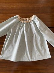 ミニレースフラワーのスモック☆ ミニレースフラワーのスモック☆ ミニレースフラワーのスモック