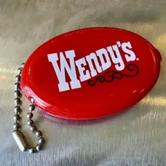 新品 ラバー コインケース キーホルダー wendys ウェンディーズ MADE IN USA アメリカン雑貨 ファッション 小物