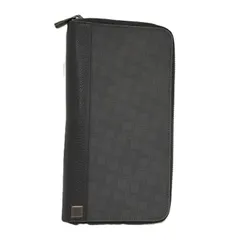 dunhill オーガナイザー ラウンドファスナー長財布 レザー PVC