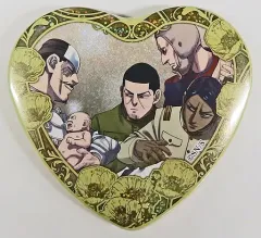 【中古】バッジ・ピンズ 【シークレット1】 集合 「ゴールデンカムイ展 鶴見篤四郎の『愛です』缶バッジ 第2弾」