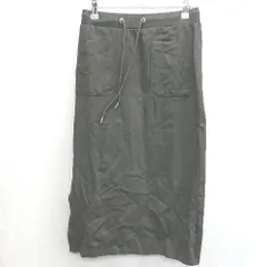 ◇ Θ Miniministore ミニミニストア ウエストゴム ミモレ丈 タイト スカート サイズM ブラック レディース E  【1502030032970】