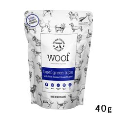 WOOF 「ビーフ」グリーントライプwith緑イ貝 40g ワフ 天然酵素 腸活 免活 免疫力 おなかケア