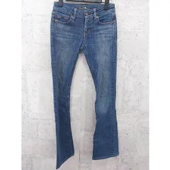 ◇ BLACK BY MOUSSY ブラックバイマウジー ストレッチ デニム パンツ ジーンズ 23 インディゴ *  【1002796923289】