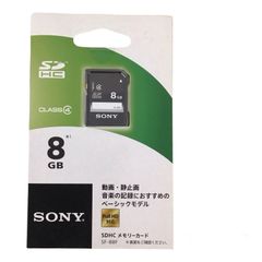 SONY　SDHC　メモリーカード　8GB