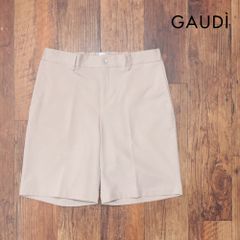 25春夏/GAUDI/50サイズ/イージー ハーフパンツ C511GU25010 ジャージー快適 無地 リラックス ショーツ 今期 新品/ベージュ/kf291/