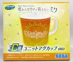 セガ セガ ラッキーくじ 劇場版プロジェクトセカイ 壊れたセカイと歌えないミク C賞 ワンダーランズ×ショウタイム ユニットマグカップ