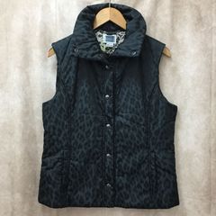 PER TE BY KRIZA  ベスト イタリア製 ヒョウ柄 ブラック系 クリツィア