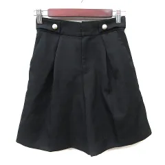 ジルバイジルスチュアート JILL by JILLSTUART パンツ キュロット コットンパール S 黒 ブラック /YIのサムネイル