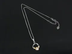 courreges クレージュ ストーン ネックレス ペンダント アクセサリー レディース シルバー系×ゴールド系 DI6451