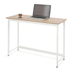 【組立簡単】アイリスオーヤマ 机 デスク パソコンデスク pcデスク シンプル 幅100cm 奥行40cm ライトナチュラル×ホワイト ベーシックデスク 勉強机 ワークデスク 100×40 BDK-1040 0のサムネイル