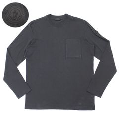 50 MONCLER モンクレール 8D00002 89ADY ブラック Tシャツ カットソー 長袖