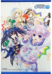 【中古】タペストリー ネプテューヌ＆ノワール＆ブラン＆ベール B2タペストリー 「PS Vitaソフト 超次元アクション ネプテューヌU」 トレーダー3号店購入特典