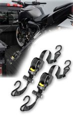 スピード発送 自動巻取り ラチェット式 荷締めベルト 2本セット Sフック ラッシングベルト ベルト幅25mm ベルト全長2.7m 耐荷重680kg 格納式  ラチェットベルト 固定ベルト 結束ベルト 荷物固定 タイダウンベルト ラチェット式ラッシングベルト