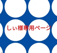 しぃ様専用ページです。