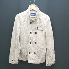 ◇ URBAN RESEARCH スタンドカラー ジッパー 無地 長袖 ジャンパー サイズ40 アイボリー レディース E  【1309250043805】