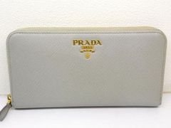 プラダ ■ 1ML506 ラウンドファスナー財布 サフィアーノレザー レディース ウォレット PRADA □7D