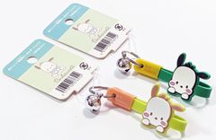 【456円ショップ】　サンリオ　ポチャッコ　キーホルダー　２種類　ライトグリーン　グリーン