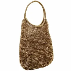 アンテプリマ ハンドバッグ スタンダード ラウンド ワイヤーバッグ PVC ブロンズゴールド系 ANTEPRIMA 縦型 トートバッグ  手提げ バッグ バック カバン 鞄 レディース 女性 【中古】