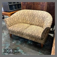 IDEE クラシカル ハイバック 2Pソファ 花柄 ●BB06N030