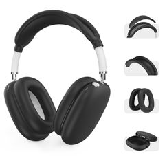 Airpods 傷防止イヤーパッドカバー/イヤーカップカバー/ヘッドバンドパッド/ヘッドバンドカバー Max用アクセサリー 1] in Apple [4 AirPods AirPods Maxヘッドホン用シリコンケースカバー Max用ソフトケース AHASTY