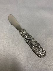 ロイヤルセランゴール バターナイフ ぶどう柄 箱にゆがみ 【中古】