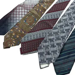 シルク100% メンズ ネクタイ ビンテージ 5本セット クラシック柄 高級