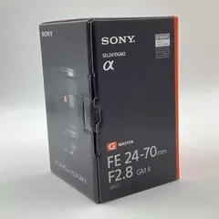 【メルカリ最安】FE 24-70mmF2.8GM2【新品未開封】 2025年最新】sony 24-70 f2.8 gm iiの人気アイテム - メルカリ